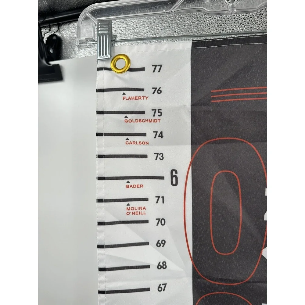 St. Louis Cardinals  Nolan Arenado Growth Chart Flag Missouri Farmers care 73x26 - Picture 4 of 9